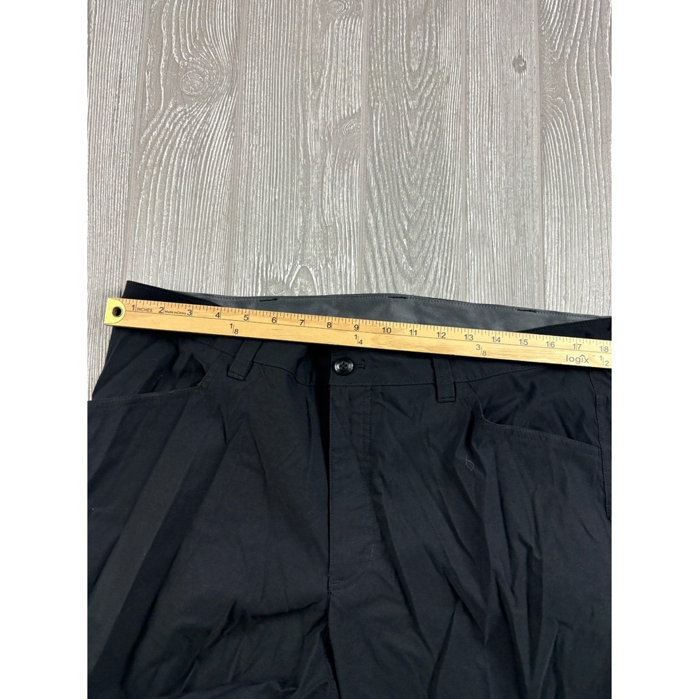 Eddie Bauer Mens Black Hiking Pants 40x30 Nylon Spandex Outdoor Casual - Picture 8 of 11